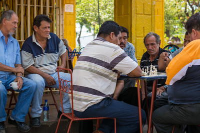 Chess in the Park, Masaya, Nicaragua